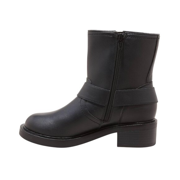 NWT Universal Thread Womens Connor Harness Buckle Ankle Boots 90511576 Black 8M - Picture 2 of 9